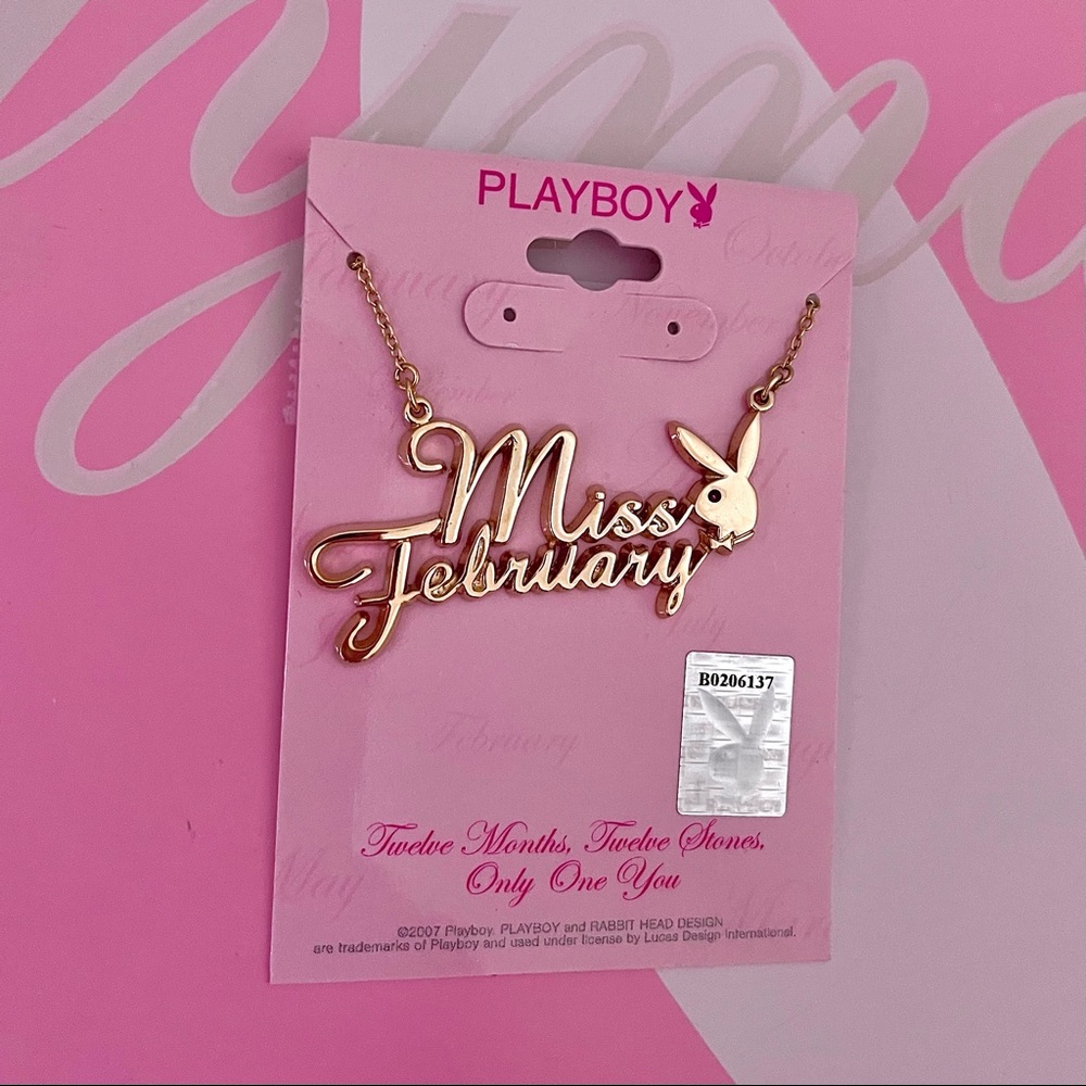 SOLD OUT Playboy Miss Month Necklace - Picture 3 of 6